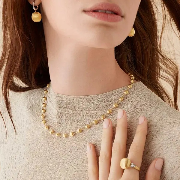 Gold Necklace Marco Bicego Africa CB2835 Y