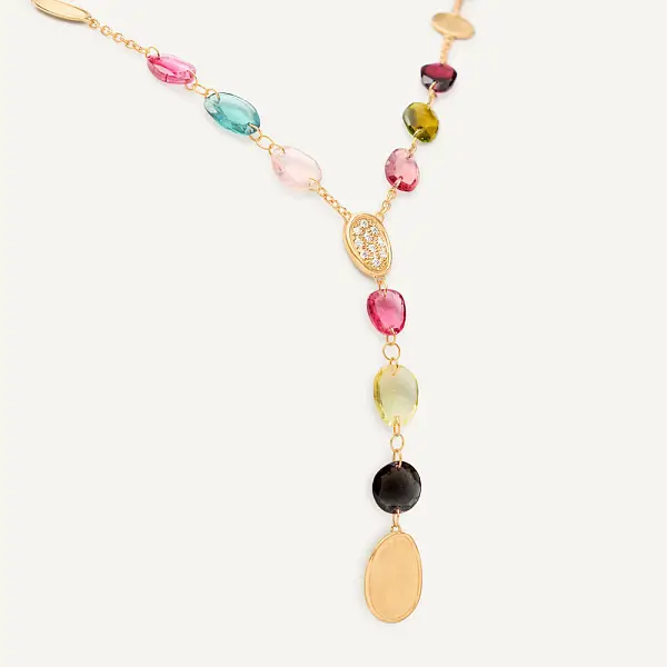Gold Necklace Marco Bicego Lunaria Color CB2870-B TM01 Y