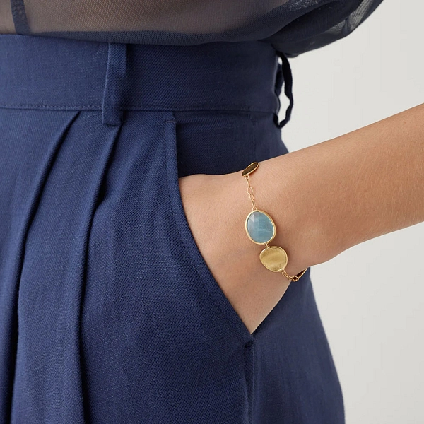 Gold Bracelet Marco Bicego Lunaria BB1981 AQD Y