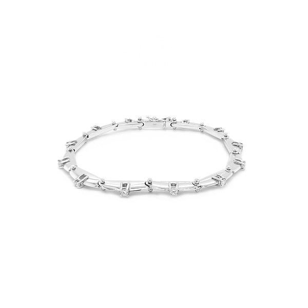 Gold Bracelet with Diamonds