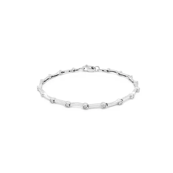 Gold Bracelet with Diamonds