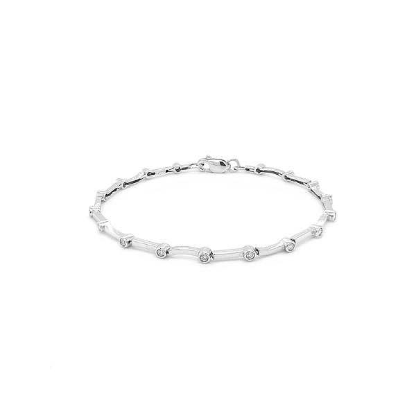 Gold Bracelet with Diamonds