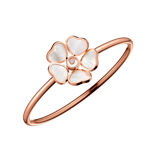 Gold Chopard Happy Herats Flowers Bracelet 85A085-5302