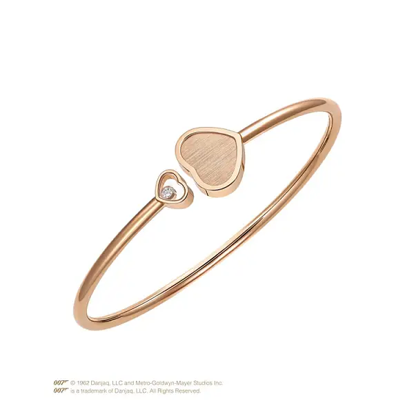 Gold Chopard Happy Heatrs Golden Hearts Bracelet 85A007-5020