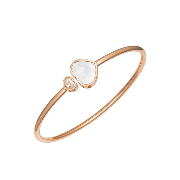 Gold Chopard Happy Hearts Bracelet 14cm 857482-5301