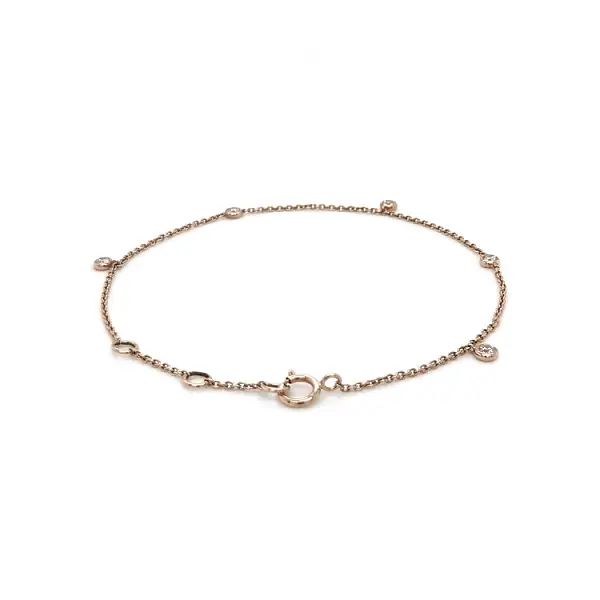 Gold Bracelet with Diamonds