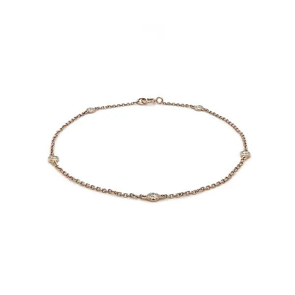 Gold Bracelet with Diamonds