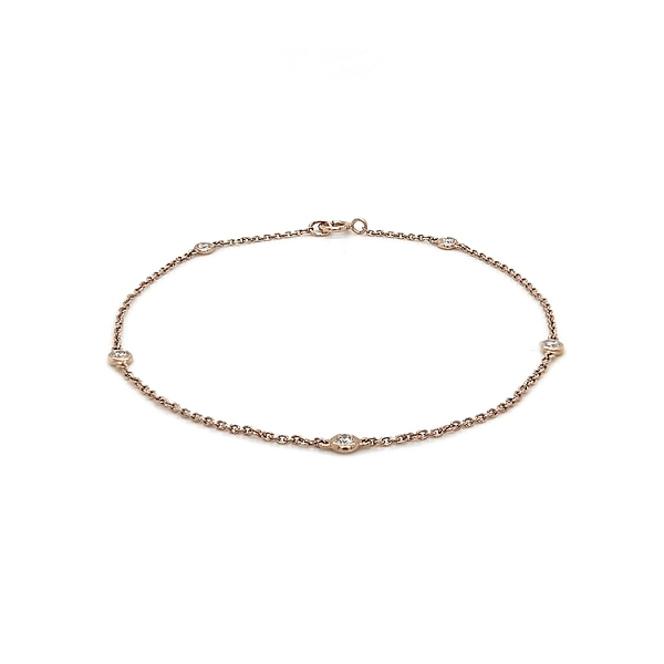 Gold Bracelet with Diamonds