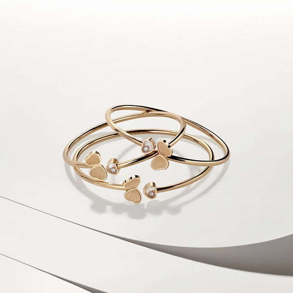 Gold Chopard Happy Hearts Bracelet 85A083-5702