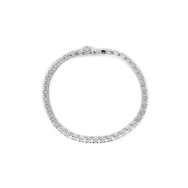 Gold Tennis Bracelet with Diamonds