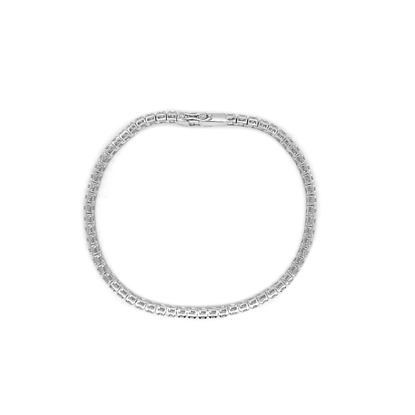 Gold Tennis Bracelet with Diamonds