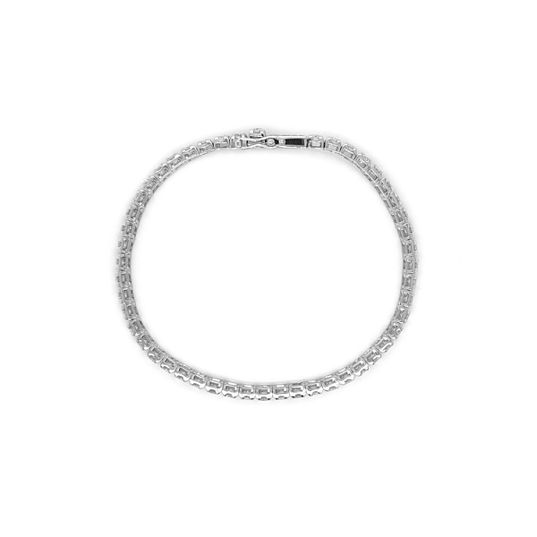 Gold Tennis Bracelet with Diamonds