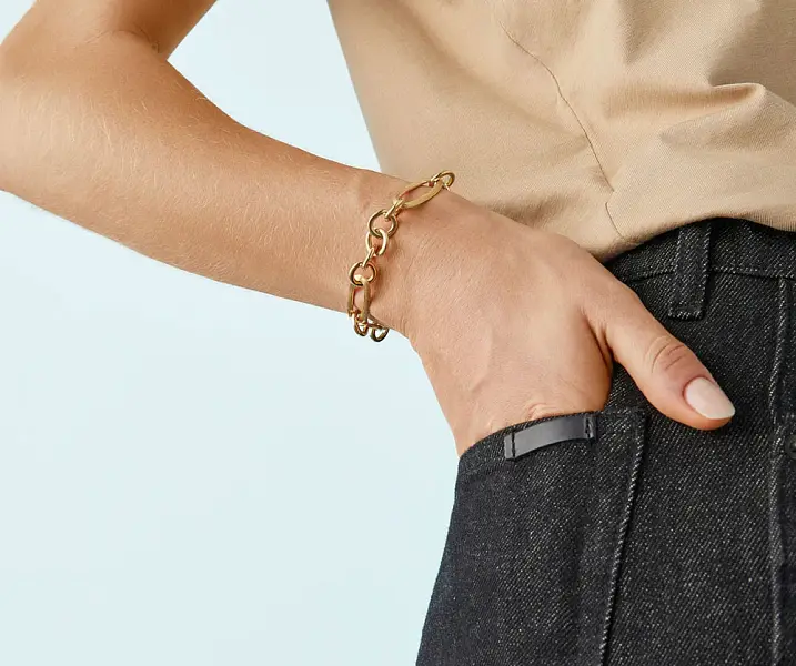Gold Marco Bicego Jaipur Link Bracelet BB2670 Y