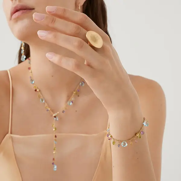 Gold Bracelet Marco Bicego Paradise BB2584 MIX01T Y