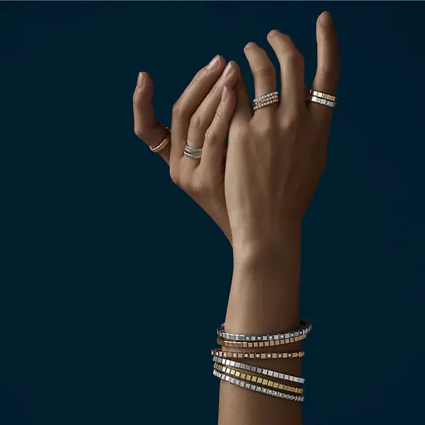 Gold Chopard Ice Cube Bracelet 858350-5011