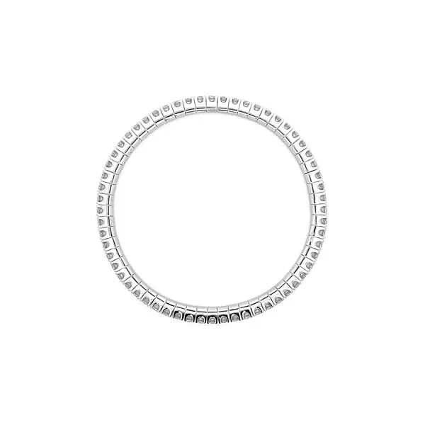 Gold Tennis Bracelet with Diamonds