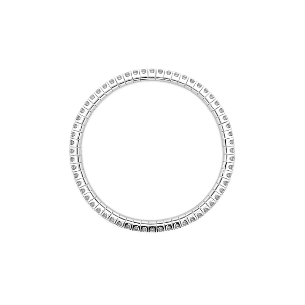 Gold Tennis Bracelet with Diamonds