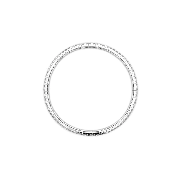 Gold Tennis Bracelet with Diamonds