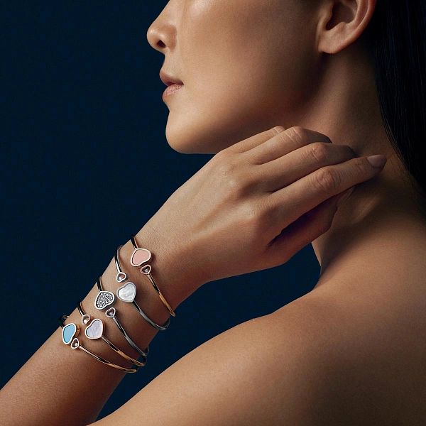 Gold Chopard Happy Hearts Bracelet 857482-5302