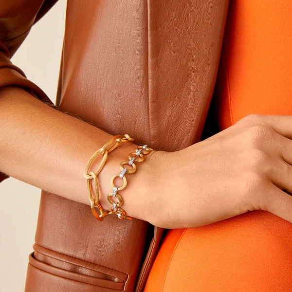 Gold Marco Bicego Jaipur Link Bracelet BB2660 B YW