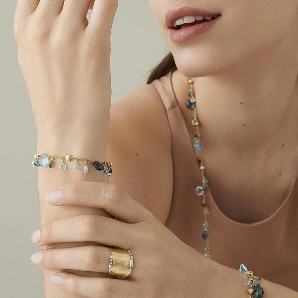 Gold Bracelet Marco Bicego Paradise BB2584 TP01 Y