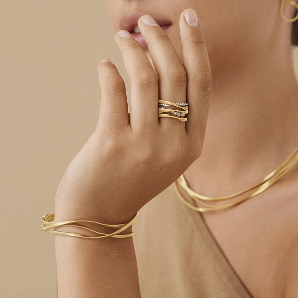 Gold Bracelet Marco Bicego Marrakech BG848 Y 01