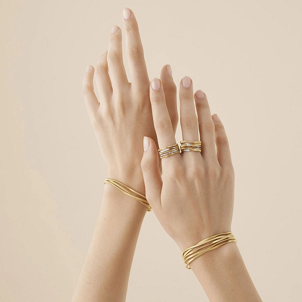 Gold Bracelet Marco Bicego Marrakech BG848 Y 01