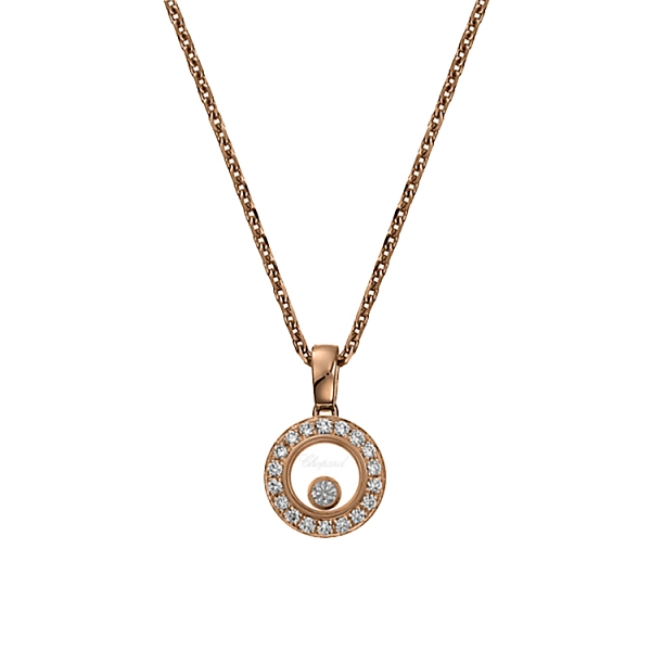 Gold Pendant Chopard Happy Diamonds 79A017-5201