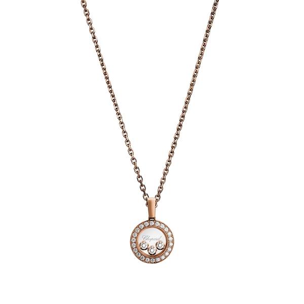 Gold Pendant Chopard Happy Diamonds 79A018-5201