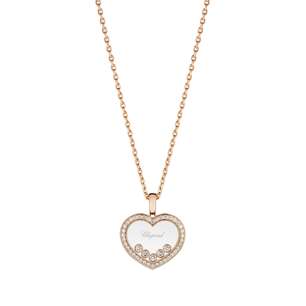 Gold Pendant Chopard Happy Diamonds 79A038-5201