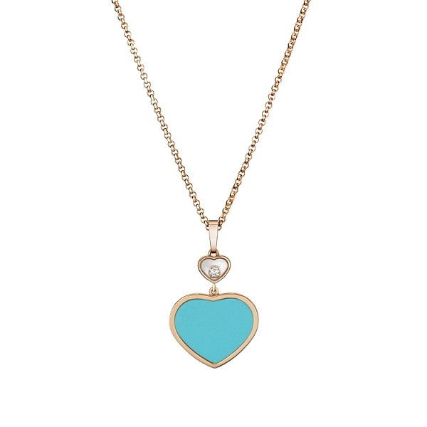 Gold Pendant Chopard Happy Hearts 797482-5401