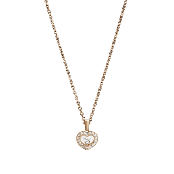 Gold Pendant Chopard Happy Diamonds 79A054-5201