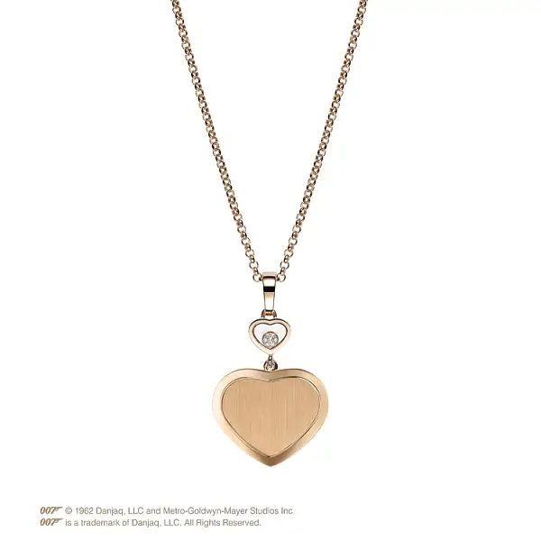 Gold Pendant Chopard Happy Hearts Golden Hearts James Bond 007 79A007-5021