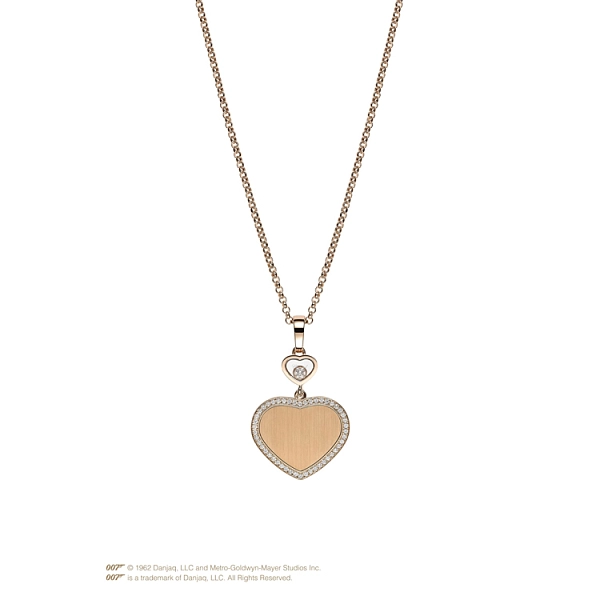 Gold Pendant Chopard Happy Hearts Golden Hearts James Bond 007 79A007-5921