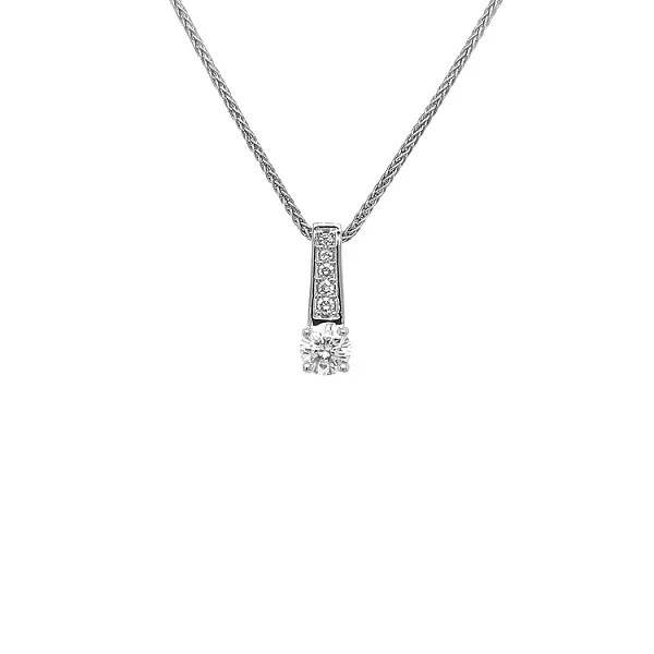 Gold Pendant with Diamonds