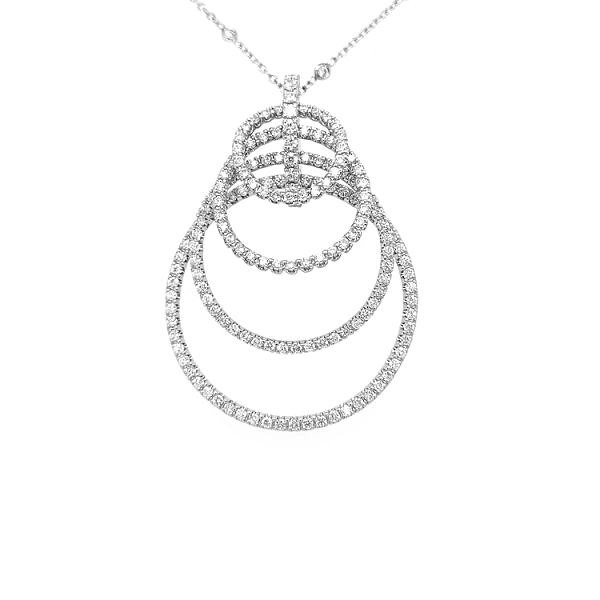 Gold Pendant with Diamonds
