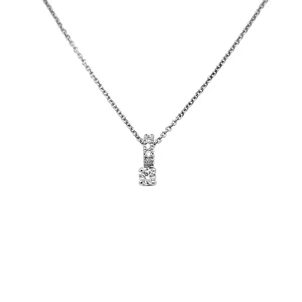 Gold Pendant with Diamonds