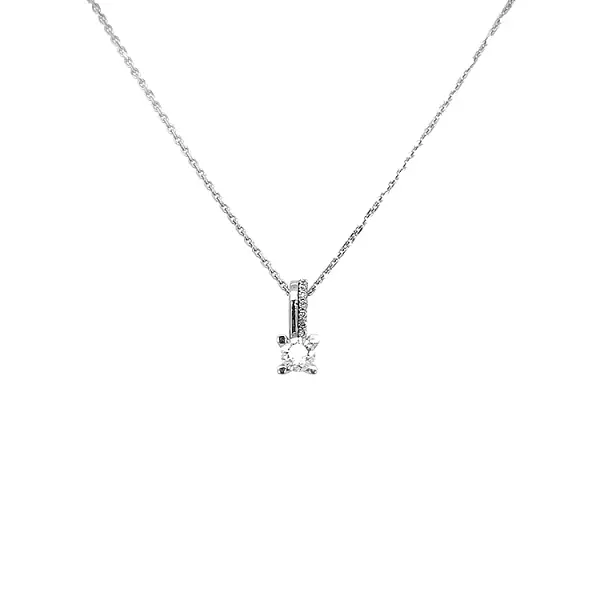 Gold Pendant with Diamonds