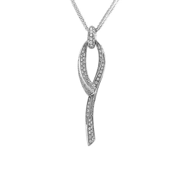 Gold Pendant with Diamonds