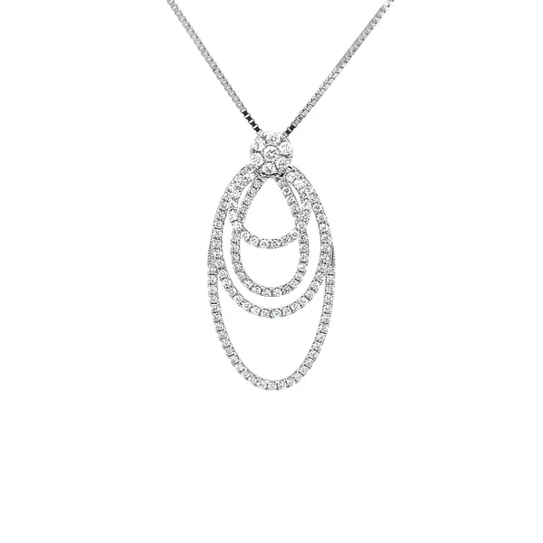 Gold Pendant with Diamonds