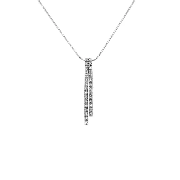 Gold Pendant with Diamonds