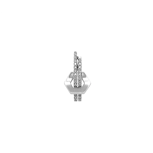 Gold Pendant with Diamonds