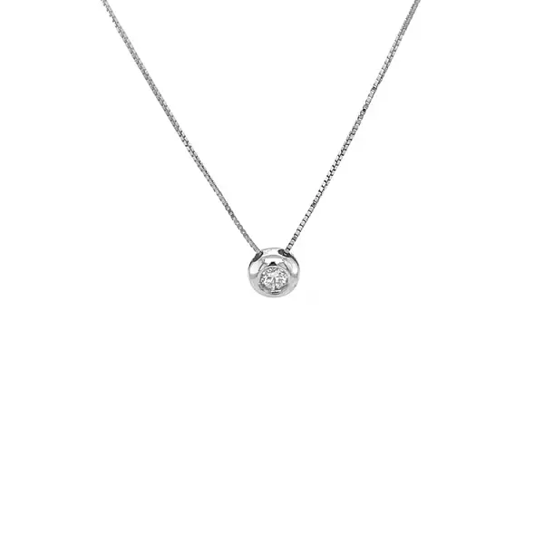 Gold Pendant with Diamond