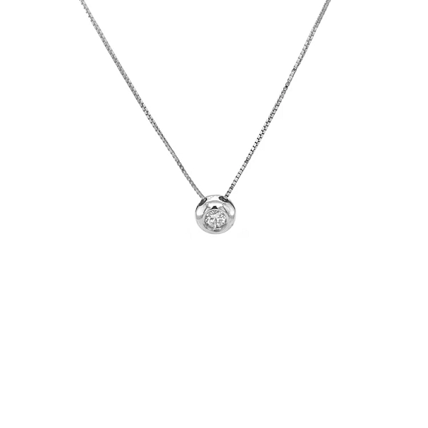Gold Pendant with Diamond