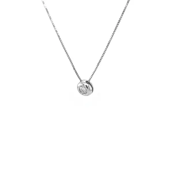 Gold Pendant with Diamond