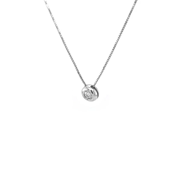 Gold Pendant with Diamond