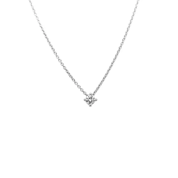 Gold pendant with diamond