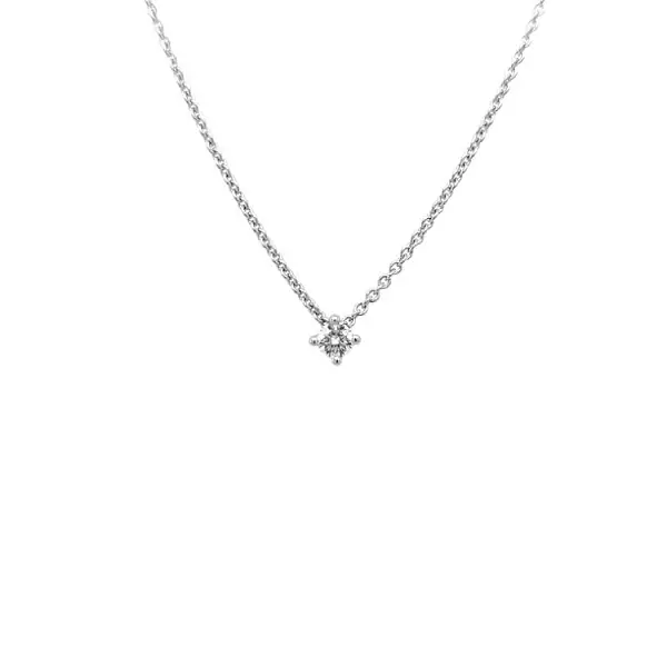 Gold pendant with diamond