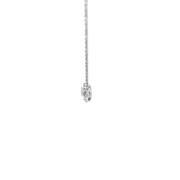 Gold Pendant Heart with Diamonds