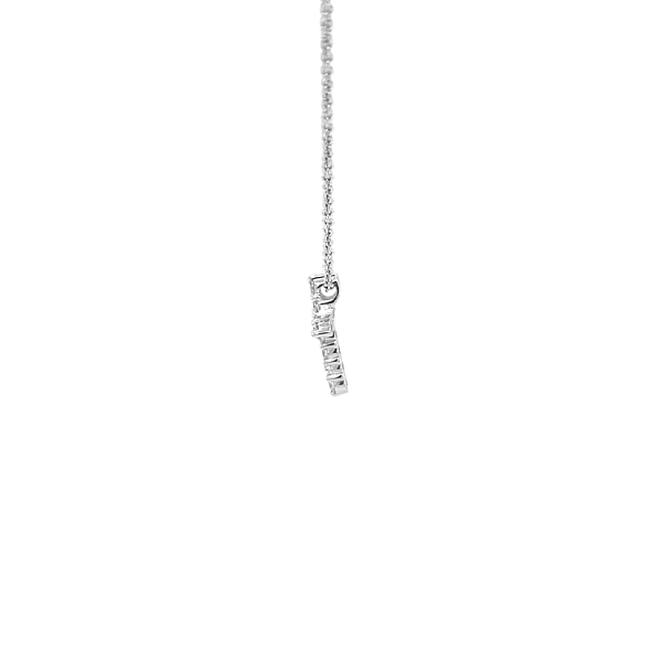 Gold Pendant Cross with Diamonds